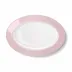 Solid Color Oval Platter 33 Cm Pale Rose