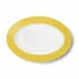 Solid Color Oval Platter 33 Cm Yellow