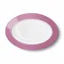 Solid Color Oval Platter 33 Cm Pink