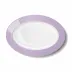 Solid Color Oval Platter 33 Cm Lilac