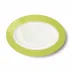 Solid Color Oval Platter 33 Cm Lime