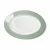 Solid Color Oval Platter 33 Cm Sage
