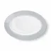 Solid Color Oval Platter 33 Cm Light Grey