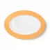 Solid Color Oval Platter 33 Cm Tangerine
