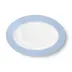 Solid Color Oval Platter 33 Cm Morningblue