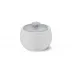 Solid Color Lid Of Sugar Bowl Light Grey