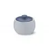 Solid Color Lid Of Sugar Bowl Indigo