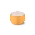 Solid Color Sugar Bowl Without Lid Tangerine