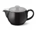 Solid Color Teapot Without Lid 1.1 L Black