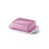 Solid Color Flat Of Butter Dish Pink