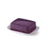 Solid Color Flat Of Butter Dish Plum