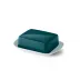 Solid Color Flat Of Butter Dish Petrol