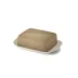 Solid Color Flat Of Butter Dish Clay