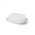 Solid Color Base Of Butter Dish White