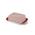 Solid Color Base Of Butter Dish Paprika