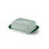 Solid Color Base Of Butter Dish Dark Green