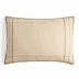 Handwoven Cadena Pillow Beige Cotton Cover + Insert 14" x 20"