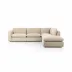 Ingel 4-Piece Sectional W/ Ottoman Antwerp Taupe Left Arm Facing