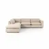 Ingel 4-Piece Sectional W/ Ottoman Antwerp Taupe Right Arm Facing