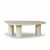 Zion Coffee Table Cream Marble Big Table