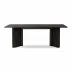 Huxley Dining Table Smoked Black Veneer 100"