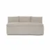 Build Your Own: Andre Slipcover Dining Banquette Broadway Stone Dining Bench 75"