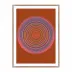 Radial Harmony by David Grey 30" x 40" Rustic Walnut