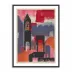 The Bell Tower by Pepi Sprohge 36" x 48" Black Maple