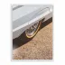 Wheel Cover by Markus Bex 40" x 60" White Maple Floater Framed Metal