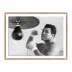 Muhammad Ali Punching Bag by Getty Images 48" x 36" Rustic Walnut