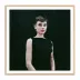 Audrey Hepburn by Getty Images 40" x 40" White Oak