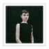 Audrey Hepburn by Getty Images 32" x 32" White Maple