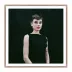 Audrey Hepburn by Getty Images 40" x 40" Rustic Walnut