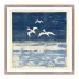 See Gulls by Pepi Sprohge 32" x 32" Rustic Walnut