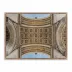 Arc De Triumphe by Guy Sargent 40" x 30" Rustic Walnut Framed Metal