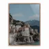 Atrani, Italy by Natalie Obradovich 24" x 32" Rustic Walnut Framed Metal