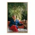 Truman Capote by Slim Aarons Vertical Grain White Oak Floater 24" x 36"