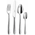 Fusain Silverplated 5 Pc Setting (Table Knife, Table Fork, Dessert/Salad Fork, Dessert/Soup Spoon, Tea Spoon)