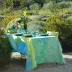 Esprit Jardin Prairie Tablecloth 45" x 45" Green Sweet Stain-Resistant Organic Cotton