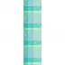 Mille Feuillages Turquoise Tablerunner 22"x71", 100% Cotton