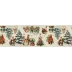 Bonhommes De Neige Vintage 50% Cotton 50% Linen Printed Tablerunner 20"x106"