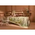 Delices D'Automne Potiron 50% Cotton 50% Linen Printed Tablecloth 45"x45"
