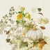 Delices D'Automne Potiron 50% Cotton 50% Linen Printed Napkin 20"x20"