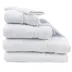 Elea White 100% Cotton Bath Towel 28" x 55"
