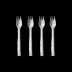 New York Matte Stainless Steel Cake Fork Giftbox 4 pcs