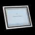 Manhattan Upcycled Leather Stainless Steel Picture Frame 25x20cm (10x8in)