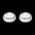 Bernadotte Mirror Polished Stainless Steel Tealight Candleholders 2 pcs