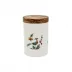 Oiseaux De Paradis Storage Jar, Large 3 1/4" Dia- 5 1/8 H