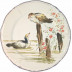 Grands Oiseaux Dessert Plate Long-Tailed Ducks 9 1/4" Dia