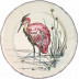 Grands Oiseaux Luncheon Plate Heron 10 1/4" Dia